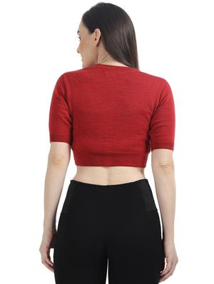 v-neck cropped cardigan - 17535916 - Standard Image - 4
