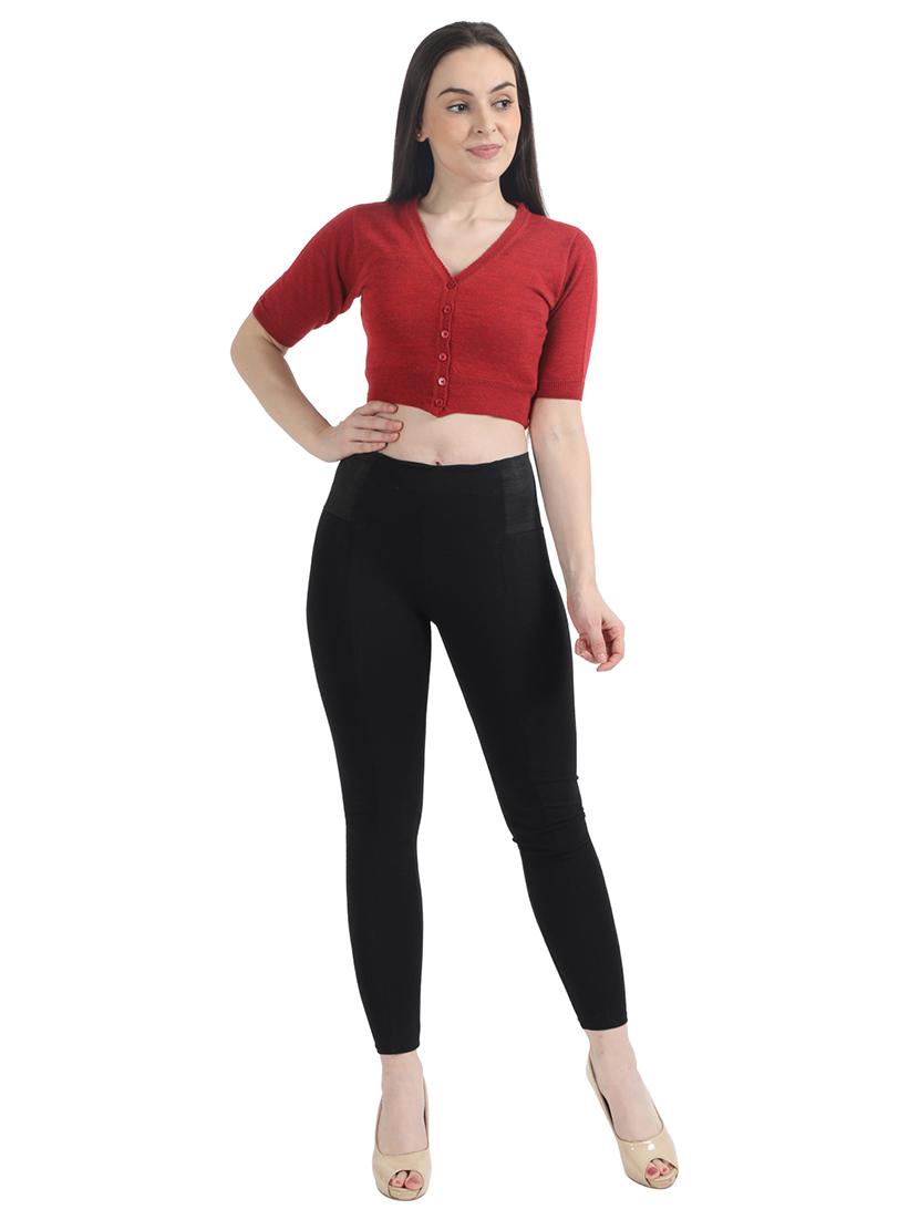 v-neck cropped cardigan - 17535916 - Zoom Image - 5
