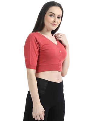 v-neck cropped cardigan - 17535917 - Standard Image - 2