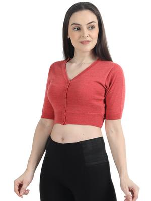 v-neck cropped cardigan - 17535917 - Standard Image - 3