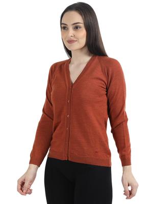 v-neck woolen cardigan - 17535932 - Standard Image - 2