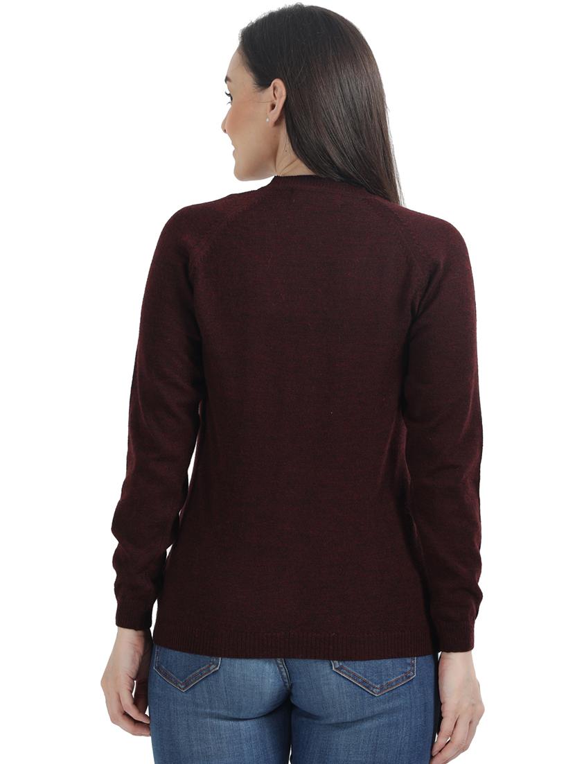 v-neck woolen cardigan - 17535933 - Zoom Image - 4