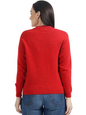 v-neck woolen cardigan - 17535952 - Standard Image - 4