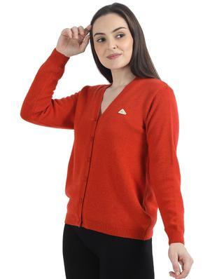 v-neck woolen cardigan - 17535959 - Standard Image - 2
