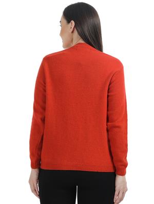 v-neck woolen cardigan - 17535959 - Standard Image - 4