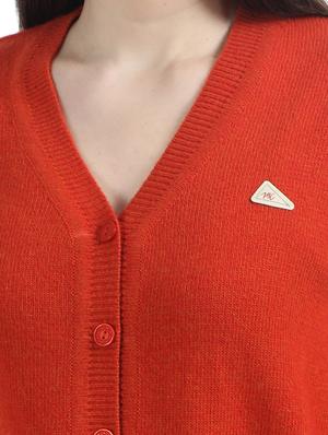 v-neck woolen cardigan - 17535959 - Standard Image - 6