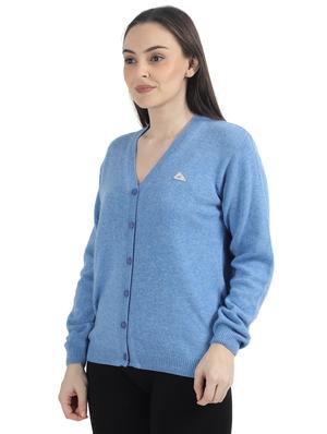 v-neck woolen cardigan - 17535961 - Standard Image - 3
