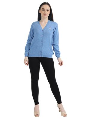 v-neck woolen cardigan - 17535961 - Standard Image - 5