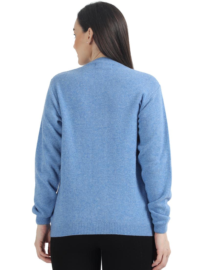 v-neck woolen cardigan - 17535961 - Zoom Image - 4