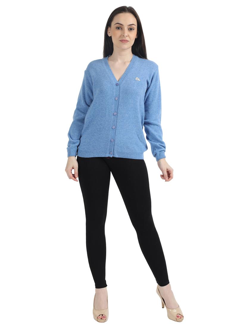 v-neck woolen cardigan - 17535961 - Zoom Image - 5