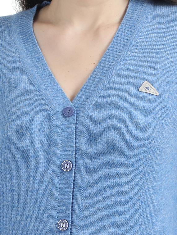 v-neck woolen cardigan - 17535961 - Zoom Image - 6