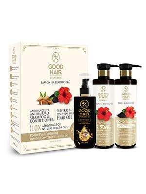 good hair combo (oil + shampoo + conditioner) - 17536022 - Standard Image - 2