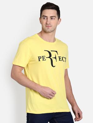 yellow printed t-shirt - 17536152 - Standard Image - 2