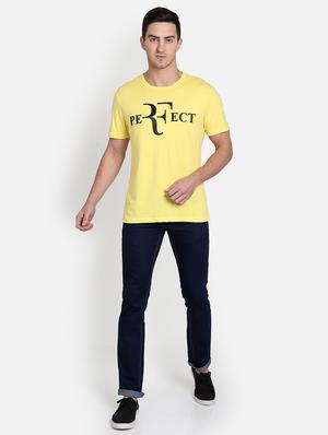 yellow printed t-shirt - 17536152 - Standard Image - 4