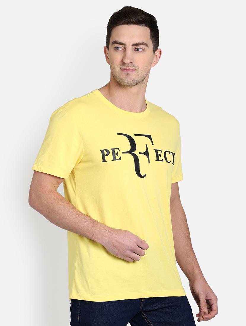 yellow printed t-shirt - 17536152 - Zoom Image - 2