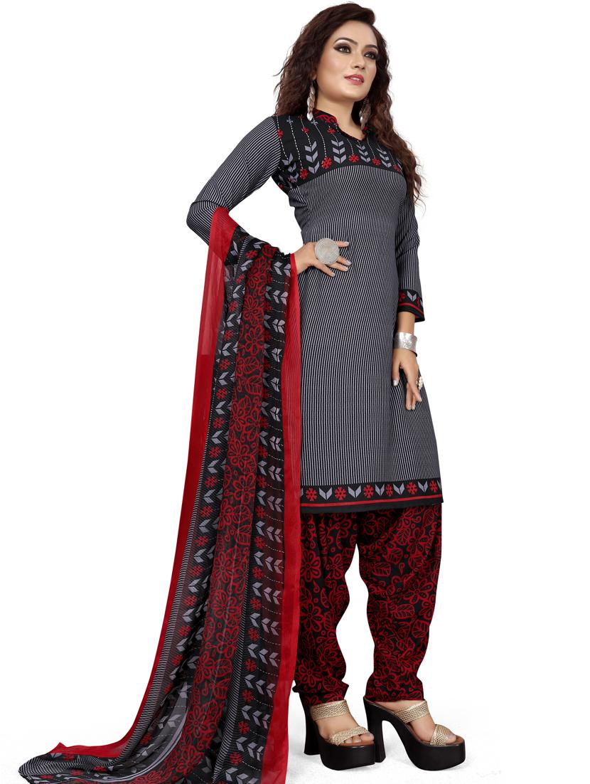 printed unstitched suit - 17536342 - Zoom Image - 2