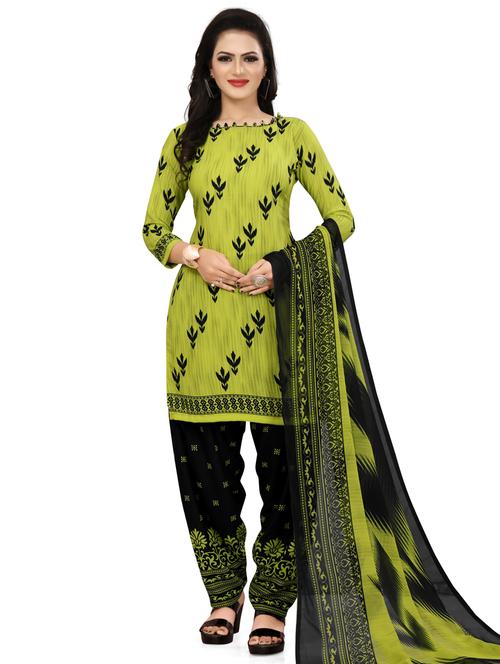 printed unstitched suit - 17536343 - Standard Image - 1