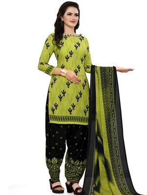 printed unstitched suit - 17536343 - Standard Image - 2