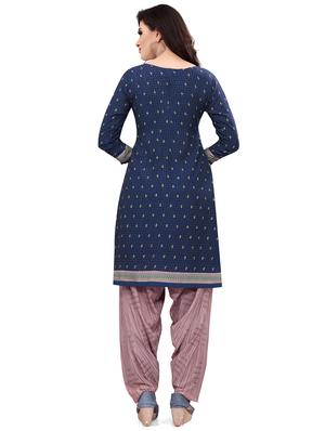 printed unstitched suit - 17536345 - Standard Image - 2