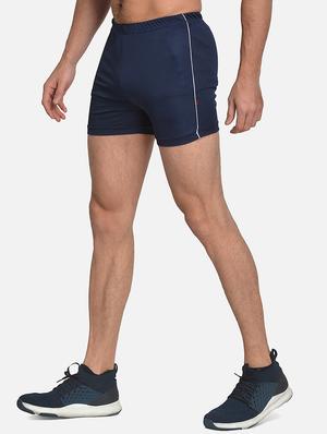navy blue side striped short - 17536423 - Standard Image - 2