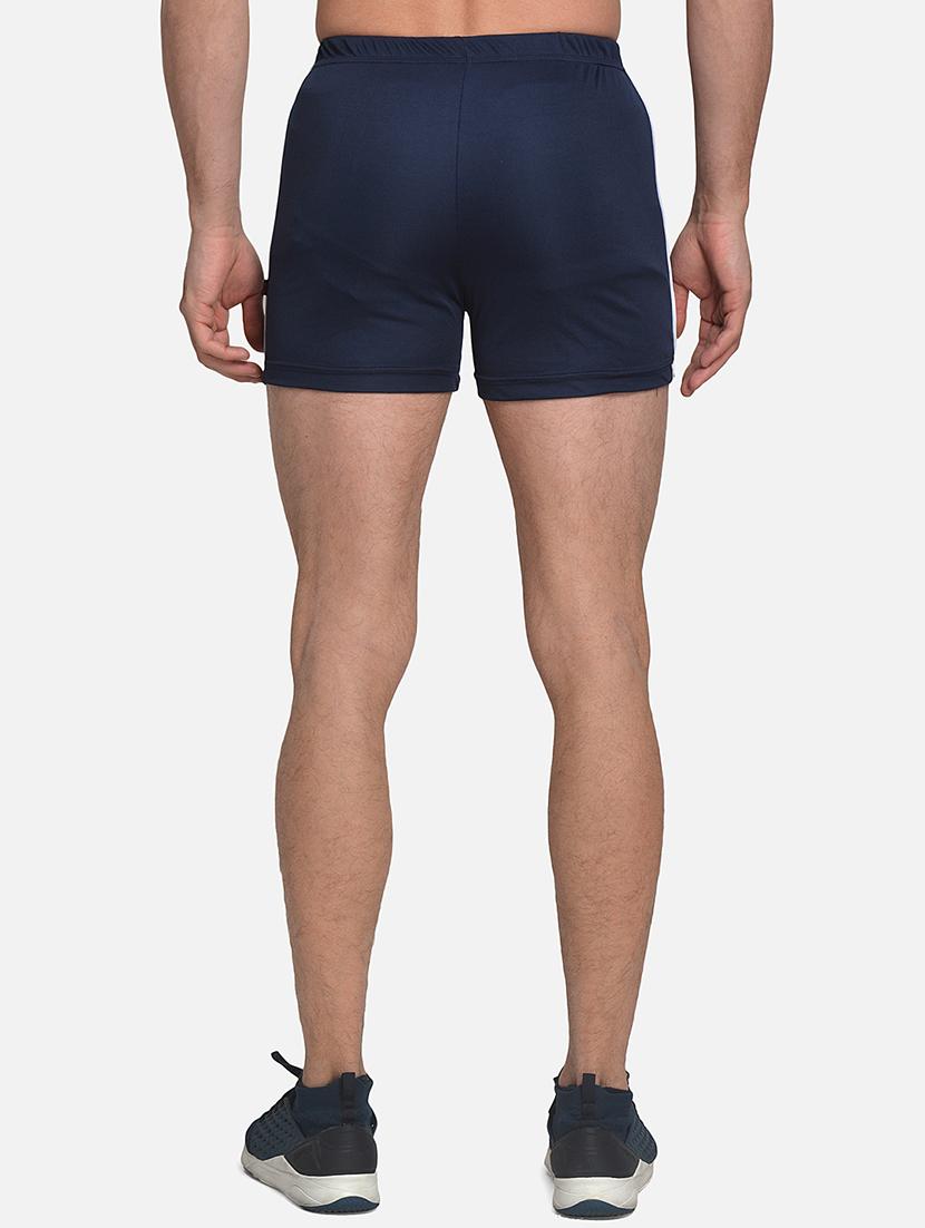 navy blue side striped short - 17536423 - Zoom Image - 3