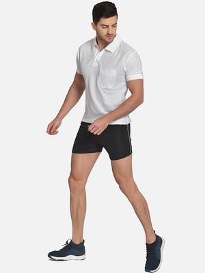 black side striped shorts - 17536426 - Standard Image - 4