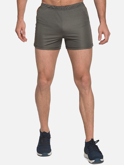 grey side striped shorts - 17536428 - Standard Image - 1
