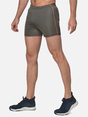 grey side striped shorts - 17536428 - Standard Image - 2