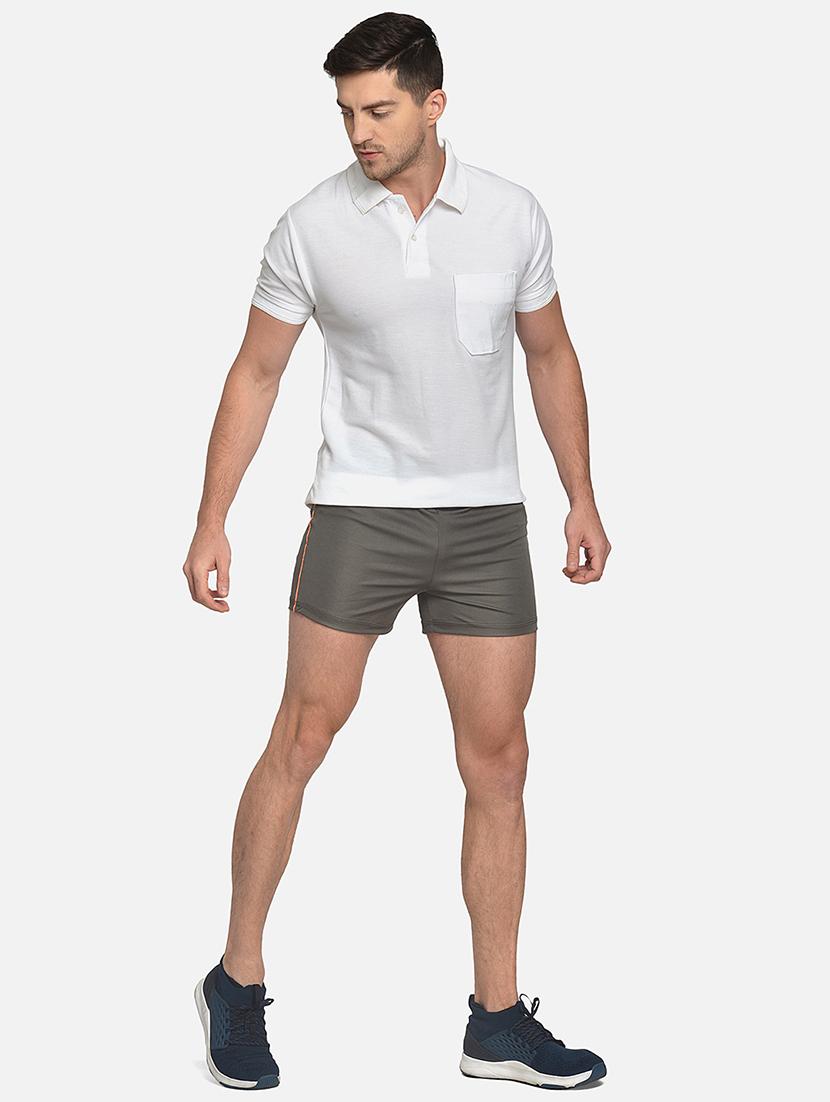 grey side striped shorts - 17536428 - Zoom Image - 4