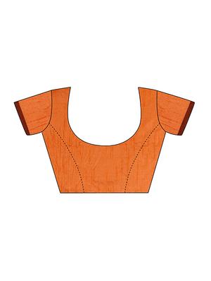 geometrical banarasi saree with blouse - 17536464 - Standard Image - 5