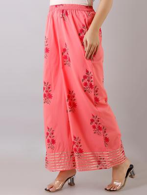 floral kurta palazzo set - 17536558 - Standard Image - 4