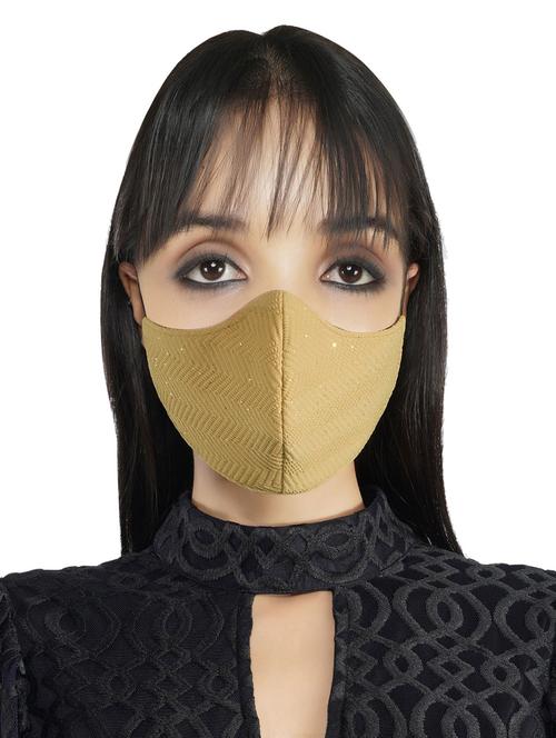 beige anti-pollution women mask - 17536590 - Standard Image - 1