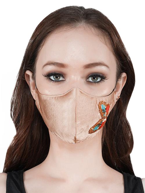 pink anti-pollution women mask - 17536595 - Standard Image - 1