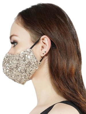 gold anti-pollution women mask - 17536596 - Standard Image - 3