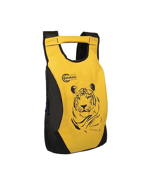 black, yellow polyester backpack - 17536610 - Zoom Image - 6