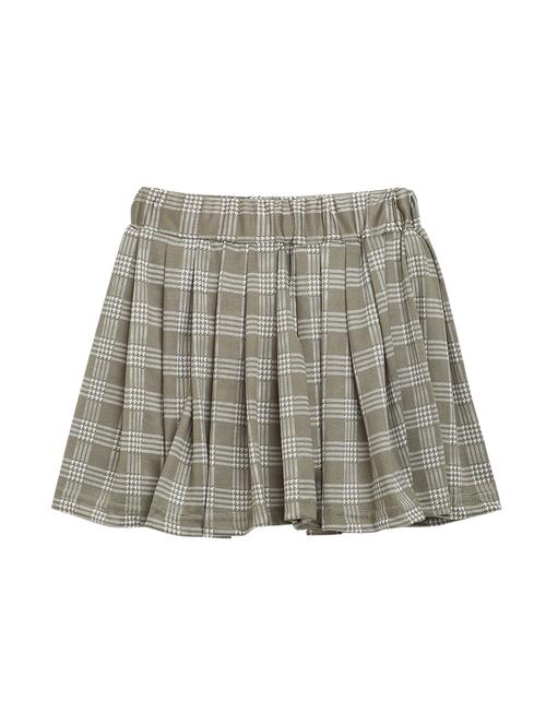 grey rayon flared skirt - 17536652 - Standard Image - 1