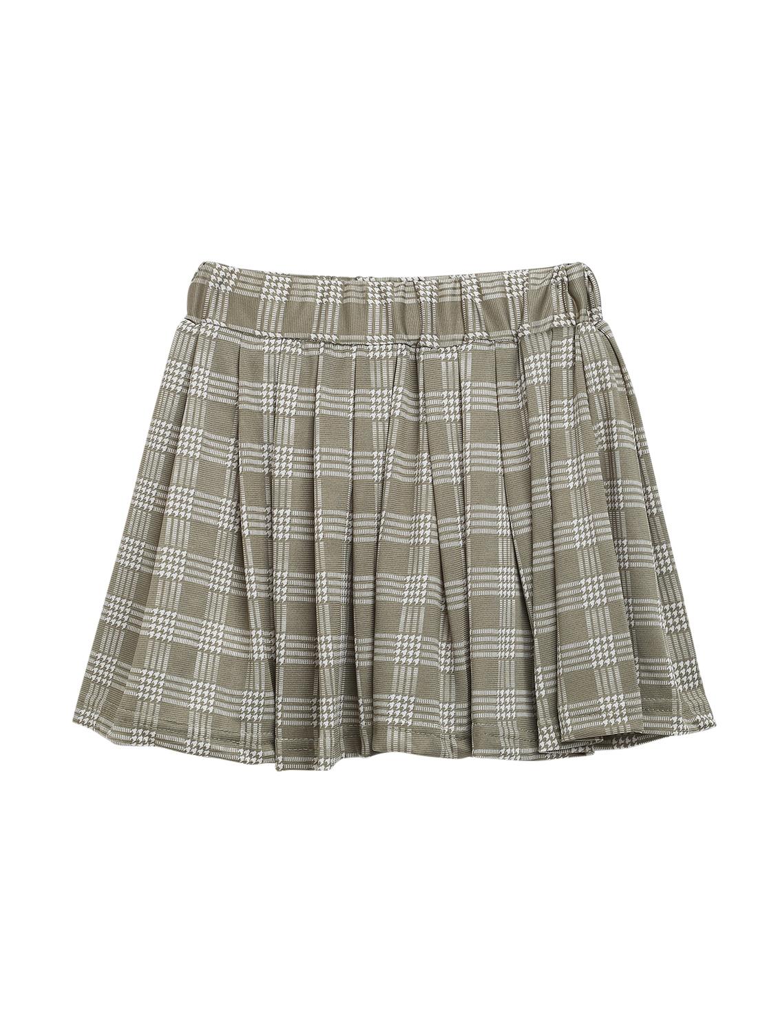 grey rayon flared skirt - 17536652 - Zoom Image - 2