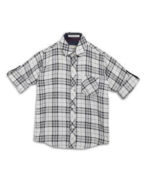 white checkered shirt - 17536717 - Standard Image - 2