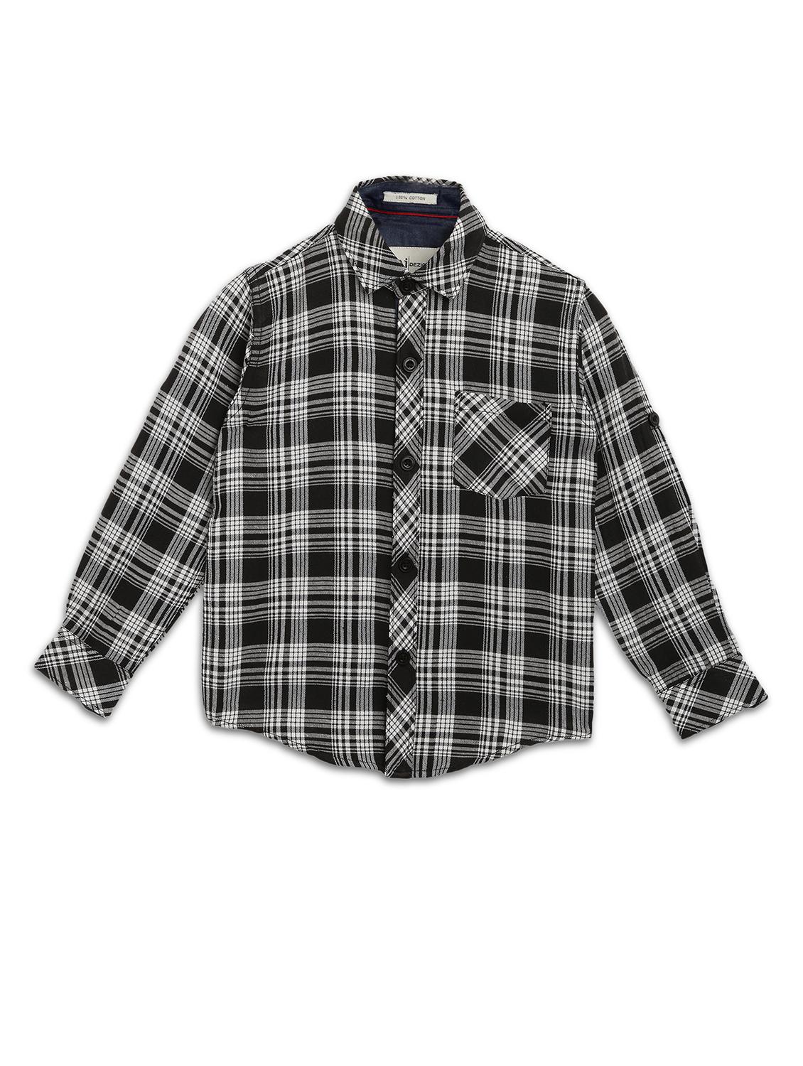 black checkered shirt - 17536723 - Zoom Image - 1