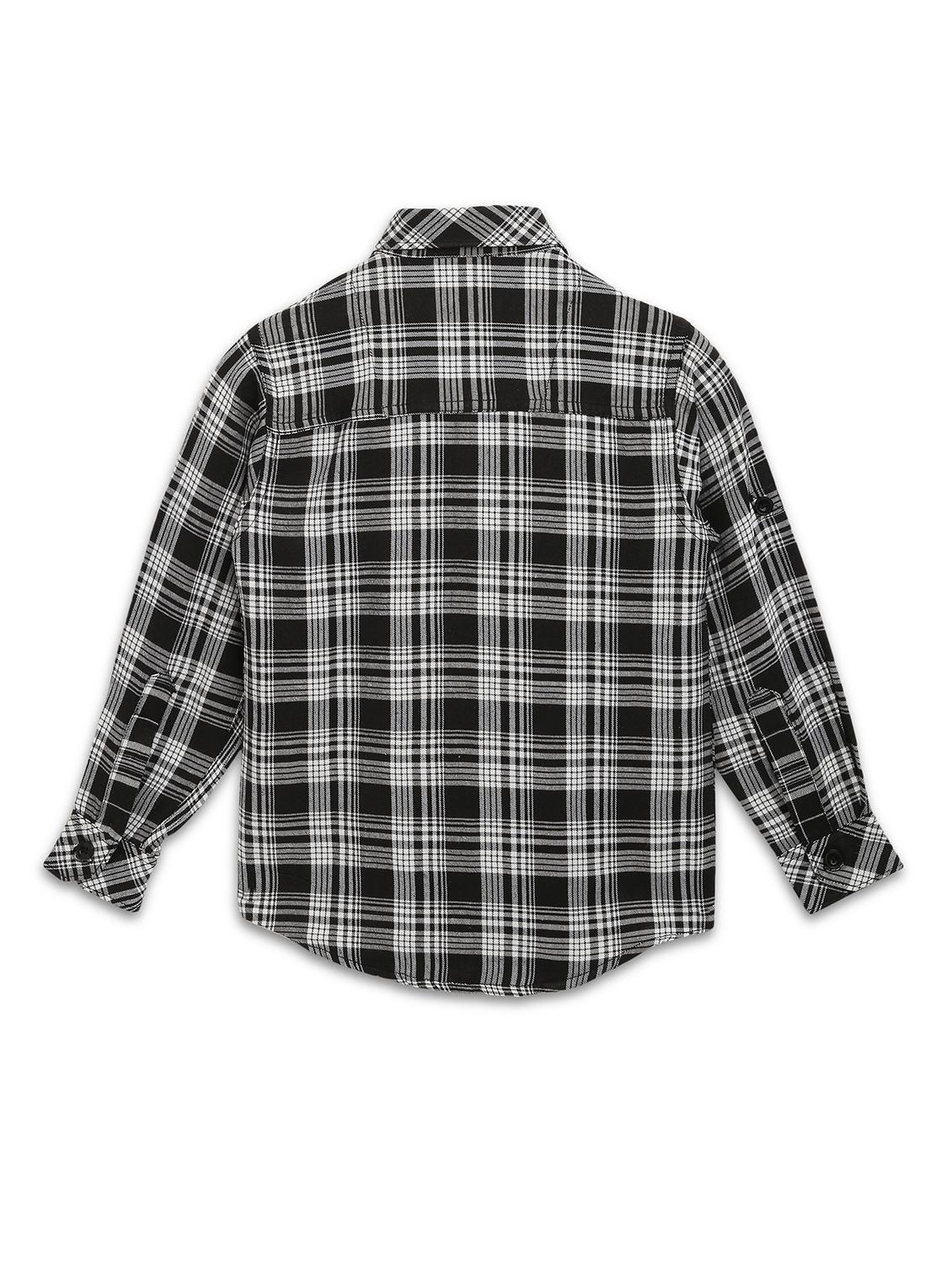 black checkered shirt - 17536723 - Zoom Image - 3