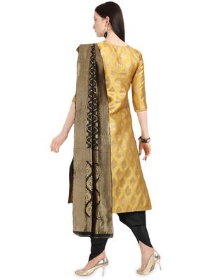 zari work unstitched suit - 17536782 - Standard Image - 3