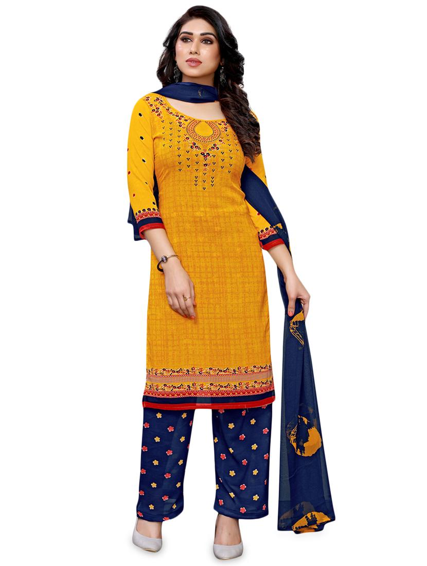 printed unstitched suit - 17536805 - Zoom Image - 1