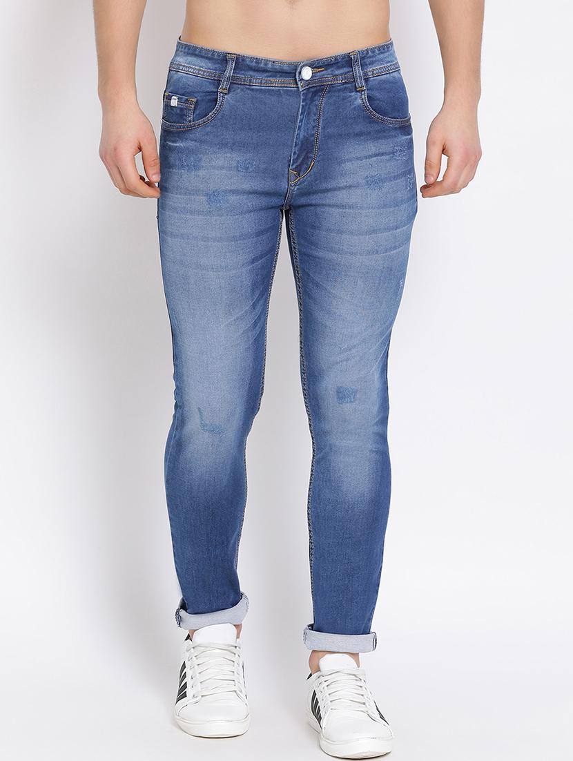 blue washed denim jeans - 17536890 - Zoom Image - 1