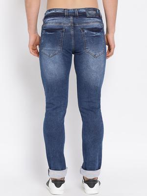 blue heavy washed denim jeans - 17536904 - Standard Image - 3