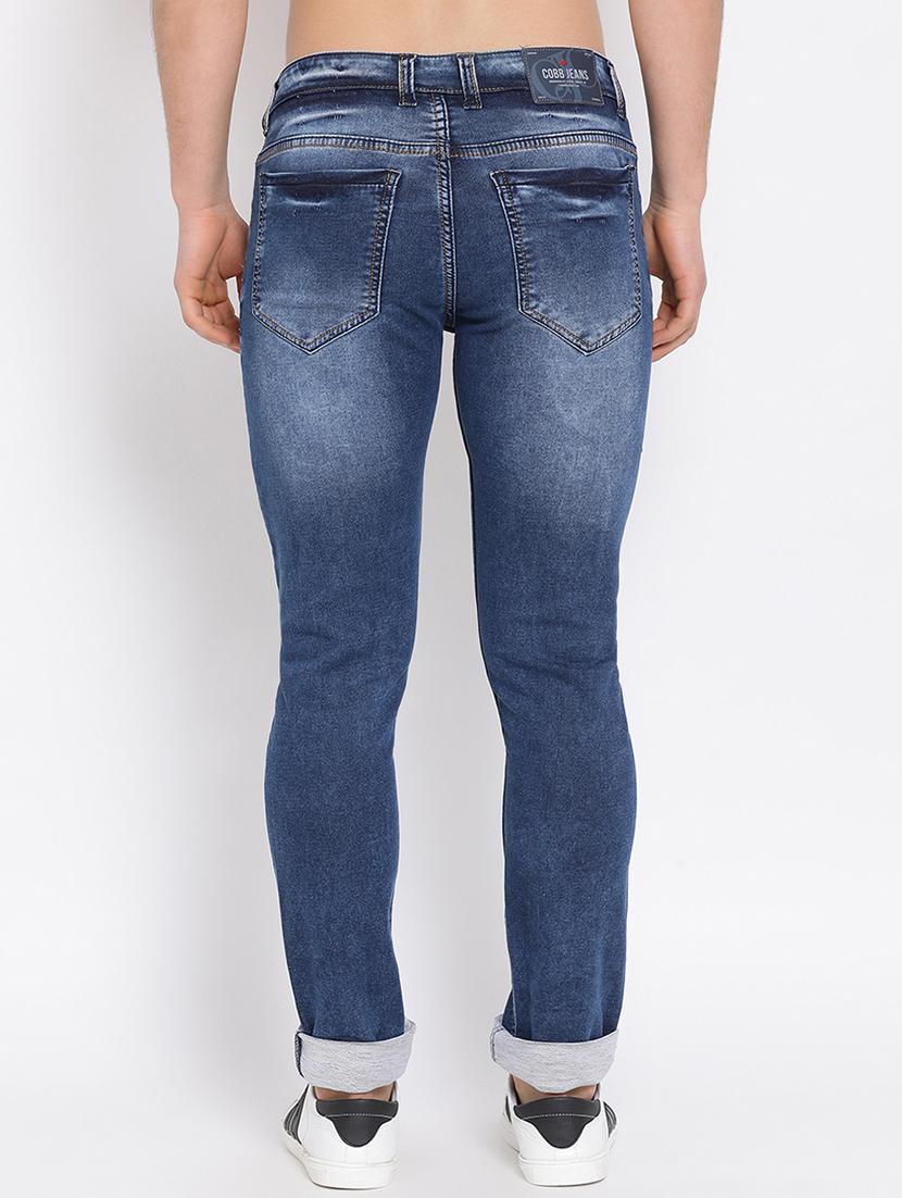 blue heavy washed denim jeans - 17536904 - Zoom Image - 3
