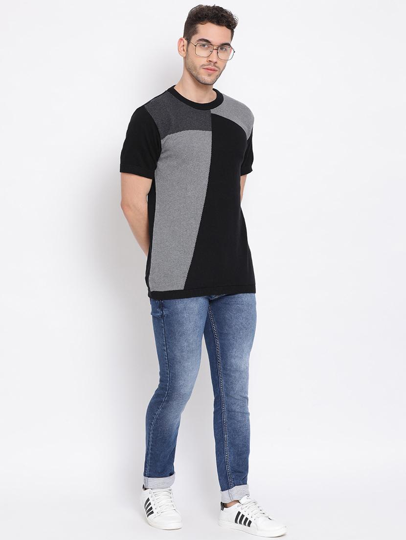 blue heavy washed denim jeans - 17536904 - Zoom Image - 4