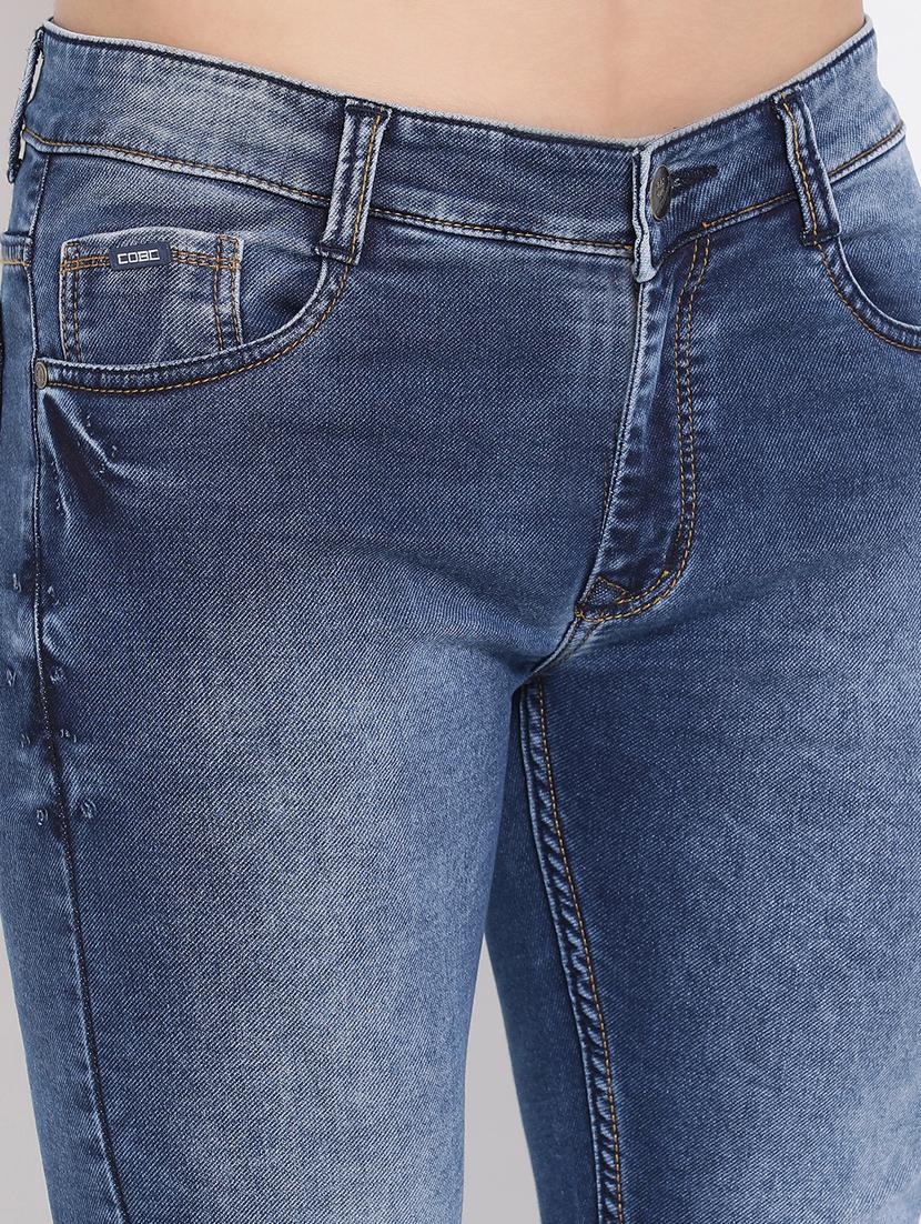 blue heavy washed denim jeans - 17536904 - Zoom Image - 5