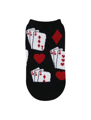 black cotton above ankle length sock - 17536925 - Standard Image - 5