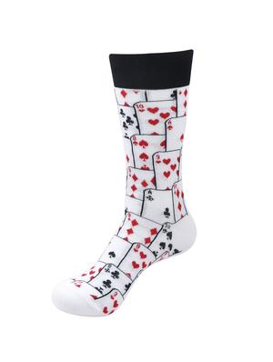 white cotton above ankle length sock - 17536926 - Standard Image - 2