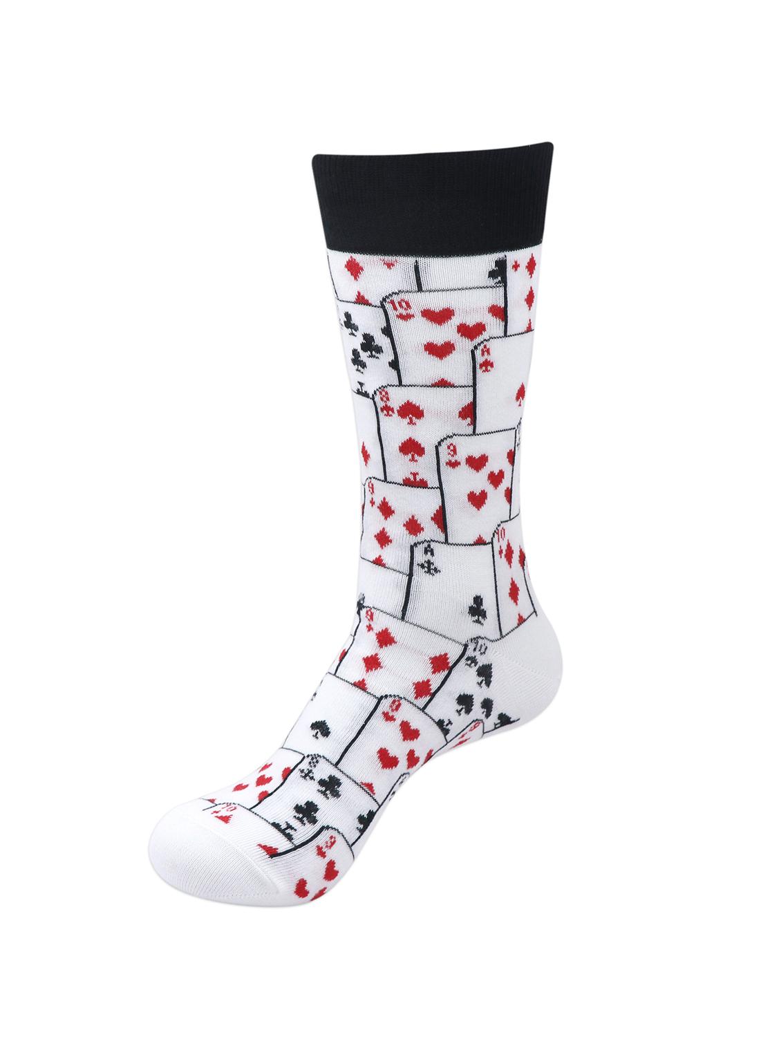 white cotton above ankle length sock - 17536926 - Zoom Image - 2